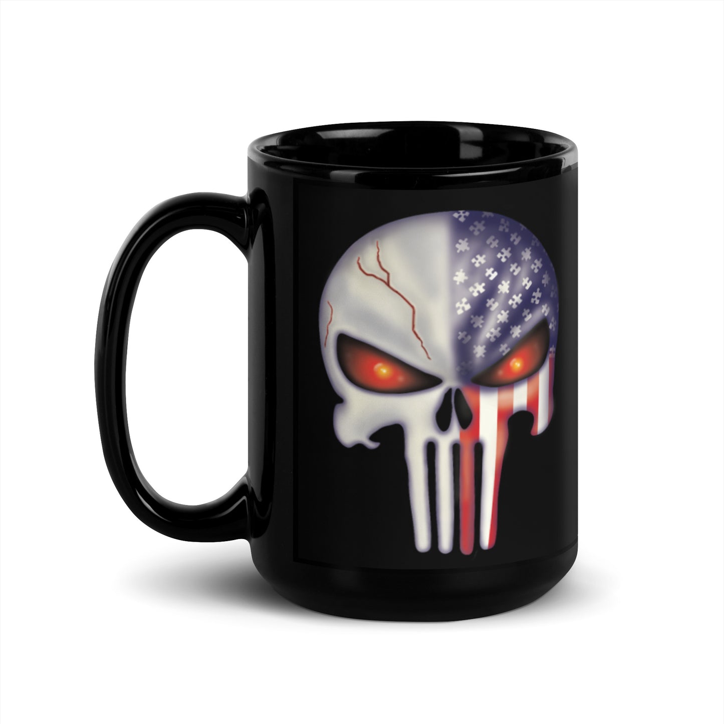 “A World Without Autism” Black Glossy Mug (11oz & 15oz)