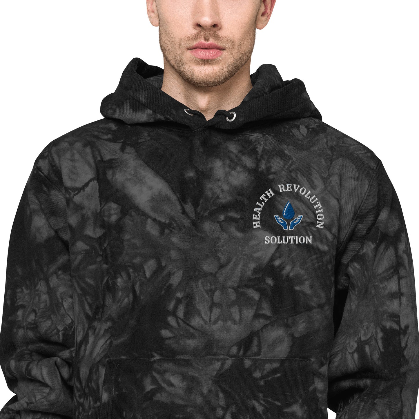 Branded Unisex Champion Tie Dye Hoodie (Embroidered)