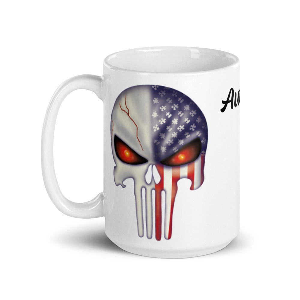 “Autism Warriors, Fighting For My Children” White (11oz & 15oz)
