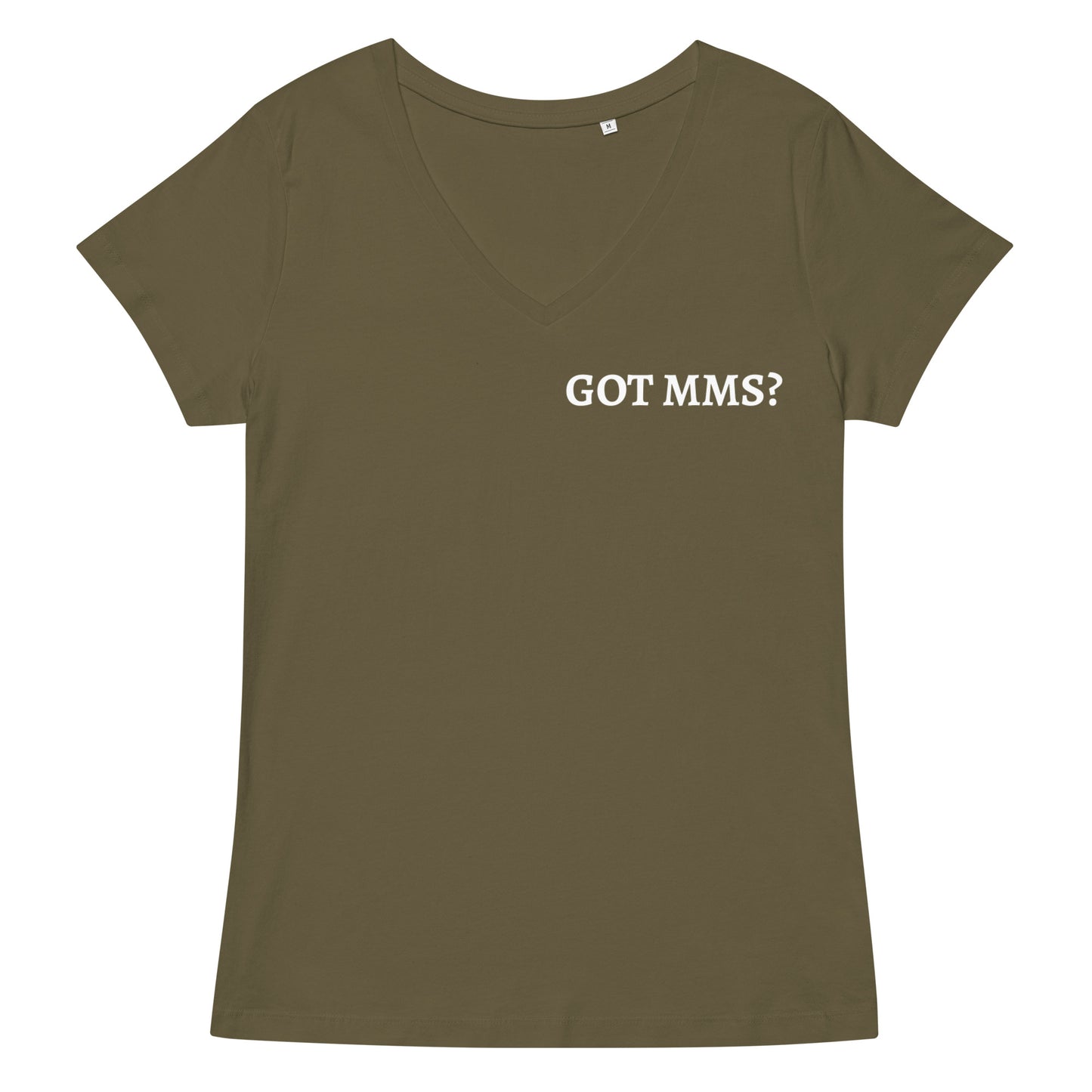 “GOT MMS?” Women’s Fitted V-Neck