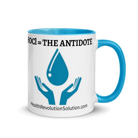 “HOCl = THE ANTIDOTE” Ceramic Coffee Mug (11 oz)
